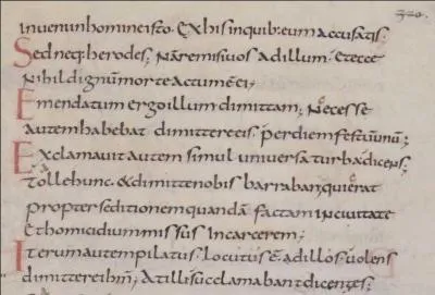 Historiquement, on trouve ensuite la minuscule caroline, inspirée des précédentes à partir du 8e siècle, mais pourquoi "caroline" ?