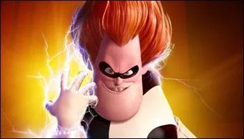 Le méchant Syndrome dans "Les Indestructibles". Lui, il est méchant et sadique, son décès n'est pas triste non plus.