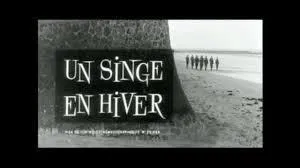 Quel acteur n'a pas joué dans le film "Un singe en hiver" ?