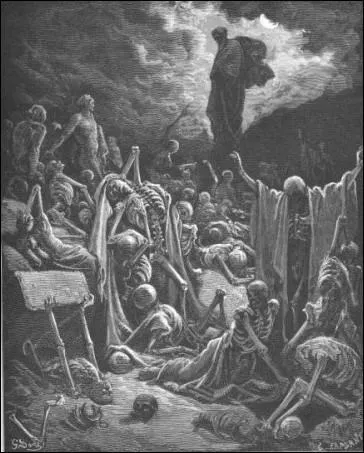 De nombreux rescapés de la Shoah ont partagé le sentiment d'avoir vécu dans leurs chairs la résurrection évoquée dans le livre du prophète :