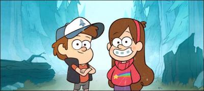 Quelle est la relation familiale entre Dipper et Mabel ?