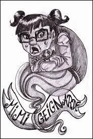 Joanne Kathleen Rowling avoua que, dans sa première liste de fantômes, Mimi Geignarde se prénommait :