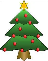 Si j'associe les épines de mon sapin avec les boules rouge, de quelle couleur sera le pied de mon sapin ?