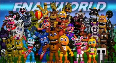 Comment seront appelés les nouveaux animatronics pour FNAF World ?