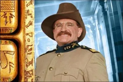 Dans quelle trilogie, l'acteur Robin Williams interprète-t-il le Président Américain Theodore Roosevelt ?