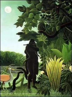 Quel peintre français a exécuté, en 1907, cette huile sur toile intitulée "La Charmeuse de serpents" ?