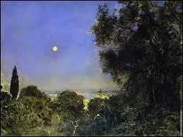 "Lever de lune à Alger" est un tableau peint par ...