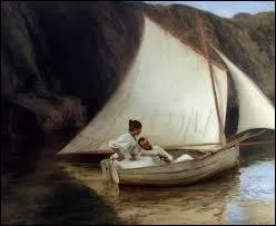 Qui a peint ce tableau "La petite barque" ?