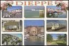 Je vous envoie une carte postale de Dieppe. Je me trouvais sur ...