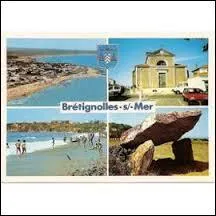 Brétignolles-sur-Mer, en Vendée, se situe sur ...