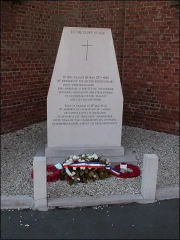 En quelle ann&eacute;e a eu lieu le "massacre du Paradis" qui s'est d&eacute;roul&eacute; durant la Seconde Guerre mondiale ?