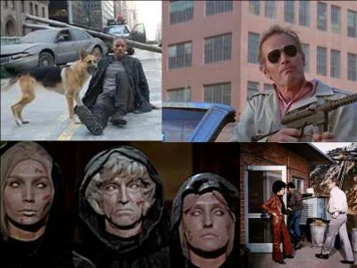 C'est un film de science-fiction américain. Il a été réalisé par Boris Sagal.
Charlton Heston, Anthony Zerbe, Rosalind Cash font partie de la distribution. 	
La fin du monde est arrivé, il ne reste plus que quelques humains dont un ancien médecin militaire. Il a mis au point un vaccin. Mais, d'autres survivants existent. Ce sont des mutants qui ne supportent pas la lumière
Quel est ce film ?