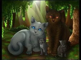 Qui est le père des chatons d' Étoile Bleue ?