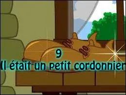 9 - À présent, écoutez l'histoire d'un petit cordonnier. Il allait au travail, et fabriquait fort bien les souliers. Là, tout va bien. Mais le soir, il buvait beaucoup ; que faisait-il ensuite, ce qui est totalement normal d'après la chanson ?
