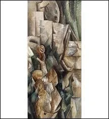 Pouvez-vous me dire qui a peint ce tableau intitulé "Violon et palette" ?