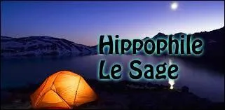 Hippophile le Sage regarda l'extraterrestre. « Tu es perdu mon petit ? Viens, je vais te laisser mon lit et je vais dormir dehors... ».