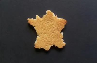 Tranche de pain de mie passée par deux cuissons :