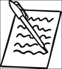 Comment diriez-vous "écrire" en anglais ?