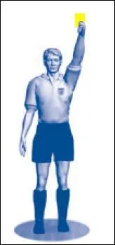 Que signifie le geste de l'arbitre ?