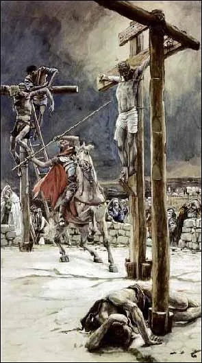 Qui est ce centurion ? À la tête des soldats romains qui ont présidé à la crucifixion de Jésus-Christ, il lui transperça le côté afin de confirmer sa mort.