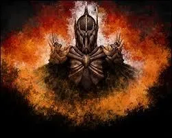 Nous allons basculer dans de la littérature "pour jeunes", avec "Le Seigneur des anneaux". Sauron est une très puissante divinité dans le monde. Il bascula du côté obscur de la force à cause de Morgoth. Par qui sera-t-il battu ?