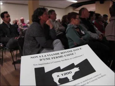 A Coussay-les-Bois, on s'élève contre un projet de ferme-usine. Que doit-elle produire ?