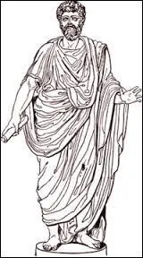 Vêtement de dessus, de laine épaisse, porté par les citoyens de la Rome antique :