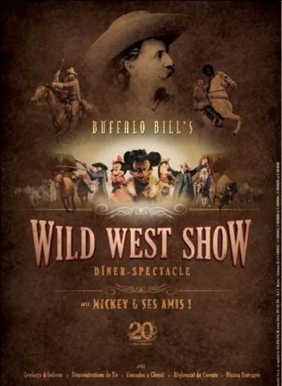 Comment s'appelle le show de cow-boys et de vrais indiens ?