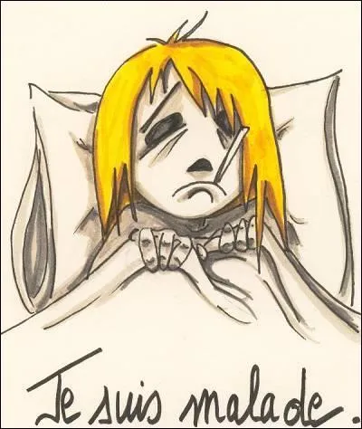 Cette fille ne se ___ pas bien, elle est malade.