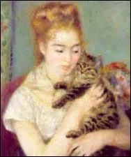 Qui a peint "Jeune fille au chat" ?