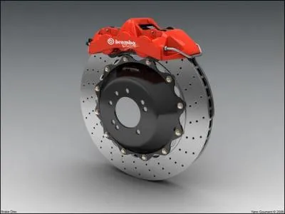 La première voiture équipée de freins à disque était :