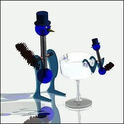 Quand l'oiseau buveur a-t-il été créé ?