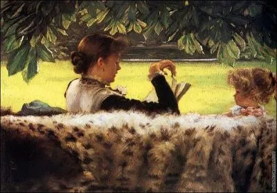 Qui a peint "Lecture d'une histoire" ?