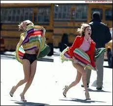 A quelle célébrité cette scène venteuse vous fait-elle penser ?