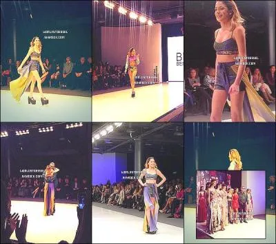 Elle a défilé à la "Bafweek" de...