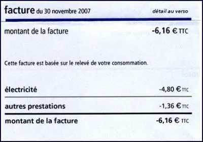 Combien de temps faut-il conserver une facture d'électricité ou de gaz ?