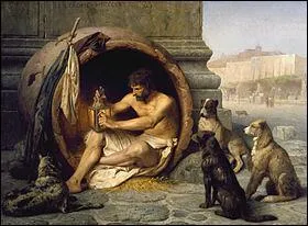 C'est Antisth&egrave;ne, disciple de Socrate, qui institua le courant cynique, qui tient son nom du gymnase Cynosarge (to Kynosarges) dans le quartier du Chien Blanc, o&ugrave; se r&eacute;unissaient ses membres. Je vous laisse trouver le nom de son c&eacute;l&egrave;bre disciple, qui a fait de l'anti-conformisme (au bas mot) son mode de vie.