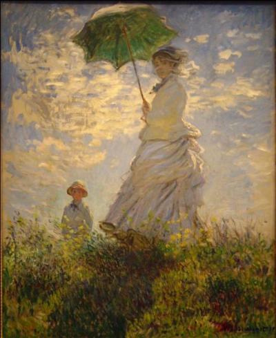 Qui a peint "La femme à l'ombrelle" ?