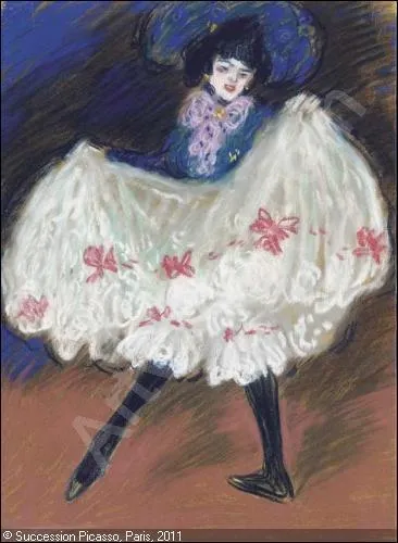 Qui a peint "La danseuse de cancan" ?