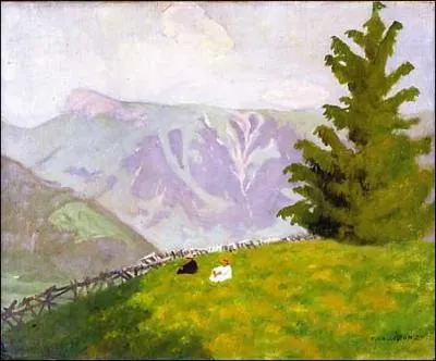 Qui a pent "La dent de Biurgoz" ?