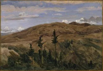 Qui a peint "Montagnes d'Auvergne" ?