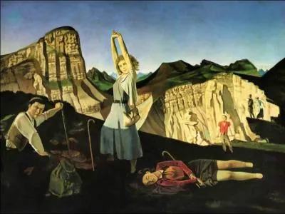 Qui a peint "La montagne" ?