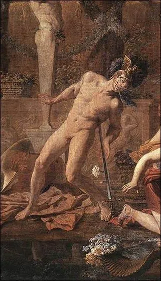 Ce grand guerrier, pris de folie lors d'une dispute contre Ulysse pour l'obtention de l'armure d'Achille, se suicida : Qui est-il ?