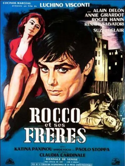 Dans le film "Rocco et ses frères", sorti en 1960, quel acteur français incarne le jeune Rocco ?