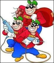 Comment s'appellent ces frères bandits dans l'univers Disney ?