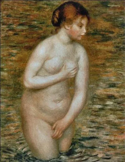 De quel grand peintre est ce tableau intitulé : 'Nu dans l'eau' ?