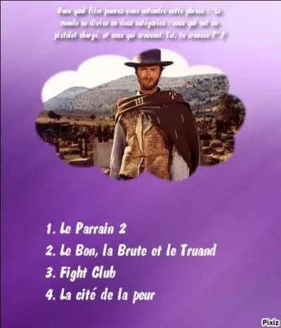 Choisissez le bon résultat !