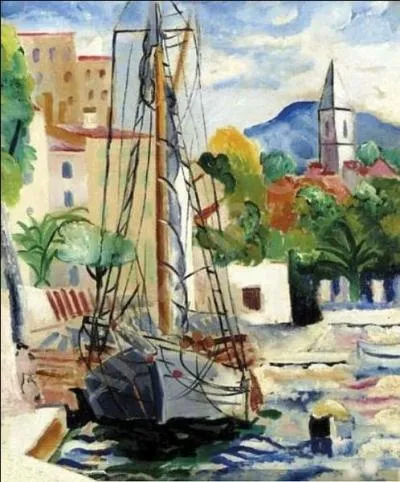 Qui a peint "bateaux dans le port de Cassis" ?