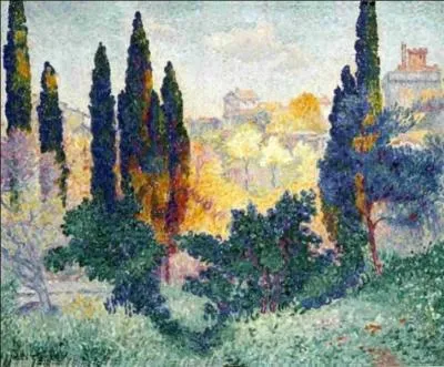 Qui a peint "Cypres à Cagnes" ?