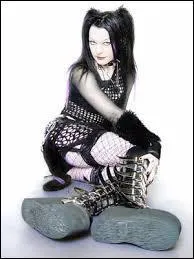 Manteaux longs, capes, jupes longues, corsets et vêtements lacés, chemises à jabot, collants résille et couleur noire pour un total look :